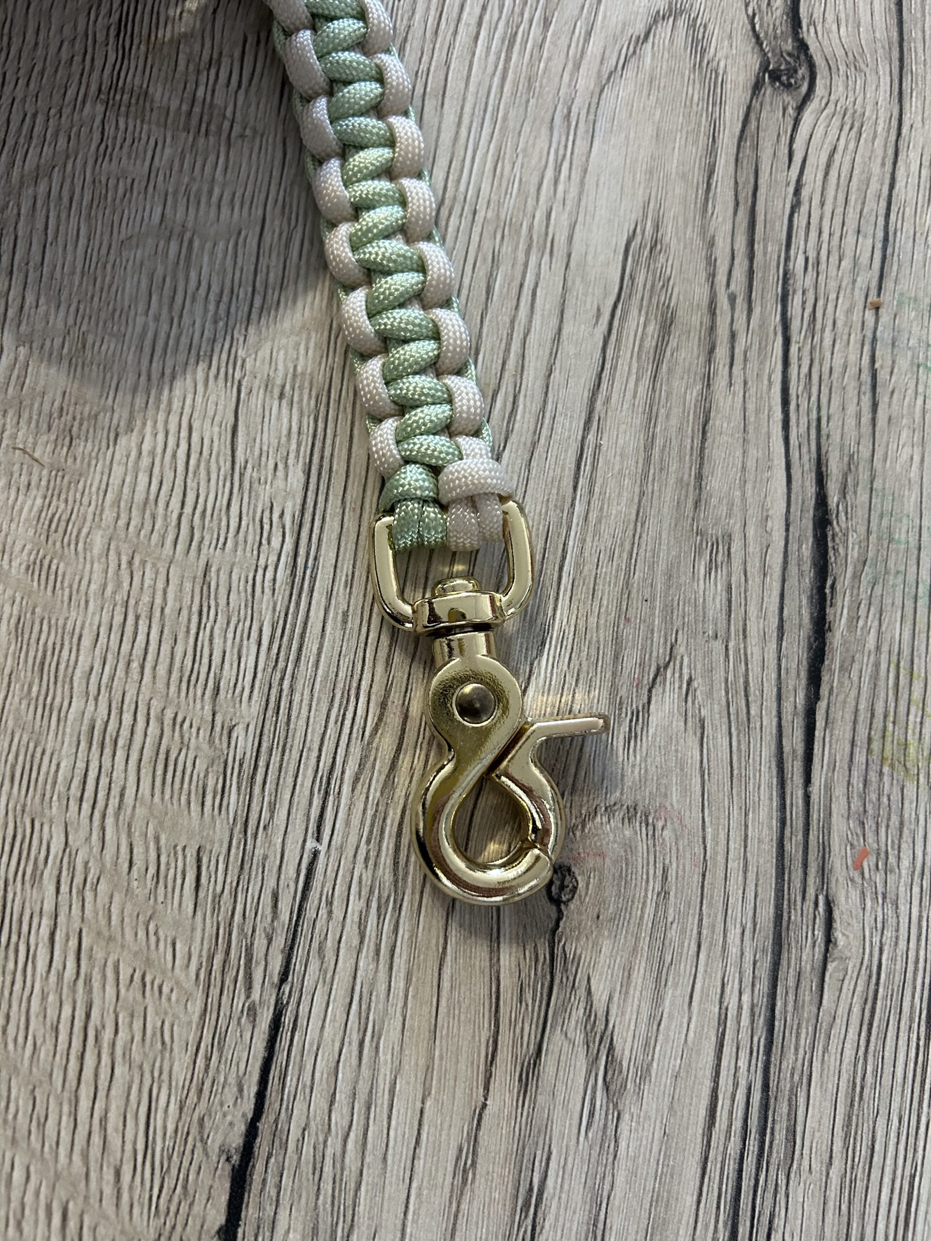 Luxury Cobra Leash – Mint & Cream - Image 2