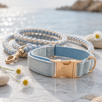 POODORA™ Royal Velvet Matching Set – Azure Sky