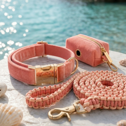 POODOR Royal Velvet Matching Set 3-in-1 – Dusty Rose